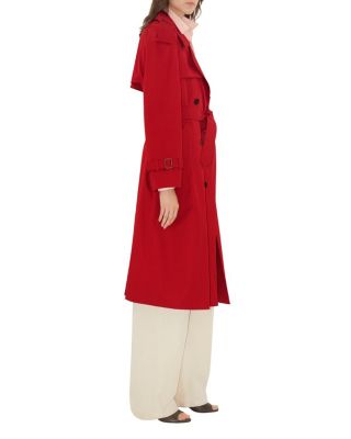 Long Check Collar Castleford Trench Coat