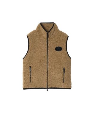 Cropped Fleece Gilet