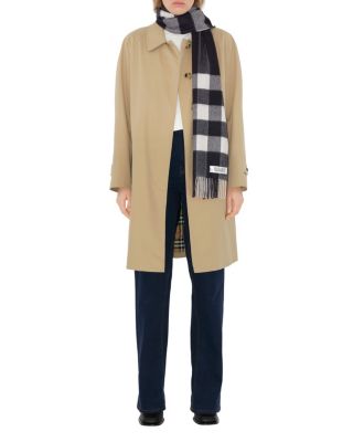 Check Cashmere Scarf