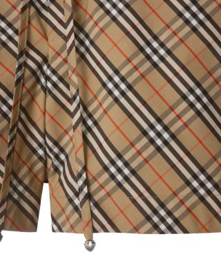 Check Cotton Pyjama Shorts