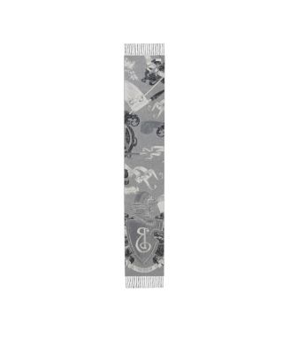  Etched Knight Cashmere Scarf