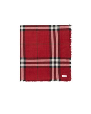  Reversible Check Wool Silk Scarf