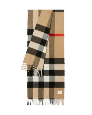 Check Cashmere Scarf