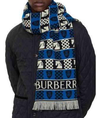  Chess Fair Isle Wool Scarf