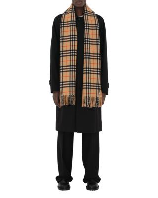 Check Cashmere Scarf