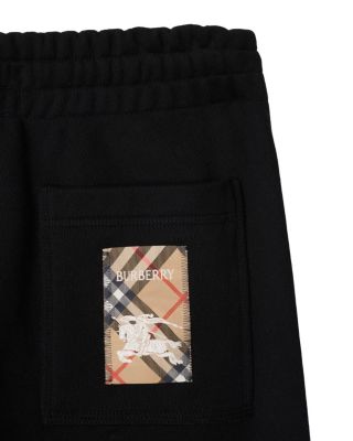 Check Label Cotton Jogging Pants