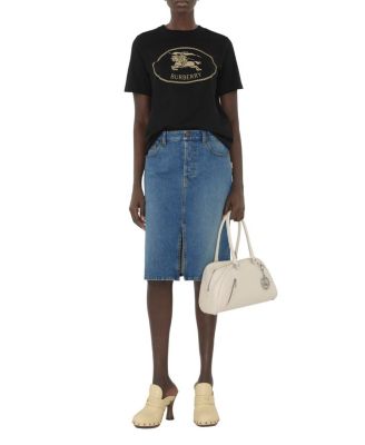 Knight Stamp Cotton T-shirt