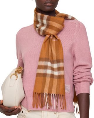 Check Cashmere Scarf
