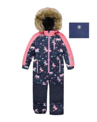  One Piece Play Snowsuit Unicorn - Big Kid