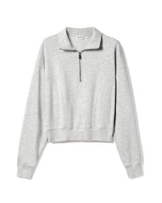 SILKERRY Oversized Heirloom '89 Stand Collar Half-Zip Pullover