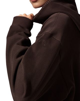  SILKERRY Oversized Seamflow Douceur Stand Collar with Half-Zip Hoodie
