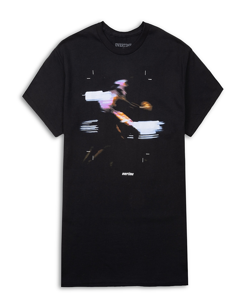 Overtime Boys' Motion Blur Graphic Tee - Big Kid In Black