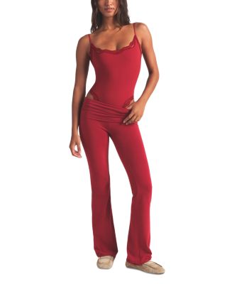 Fits Everybody Lace Cami Thong Bodysuit