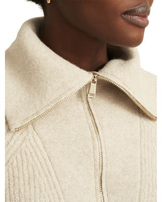Sandy Roll Neck Zip Sweater