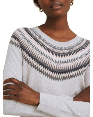 Greta Sparkle Fair Isle Crewneck Sweater