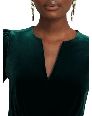 Violet Velvet Mini Dress