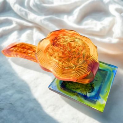 The Dragon The Phoenix Crystal Sculpture - Limited Edition