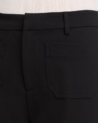 High Rise Crop Flare Pants