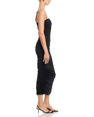 Hazel Ruched Side Midi Dress