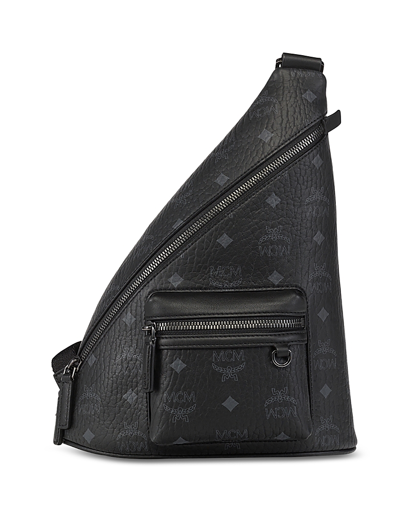 Mcm Aren Vi Sling Bag in Visetos