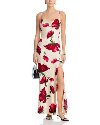 Floral Cowl Maxi Dress - Exclusive