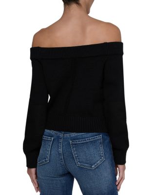 Teri Off Shoulder Cargo Pocket Top