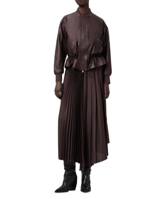 Sofi Leather Bomber Jacket