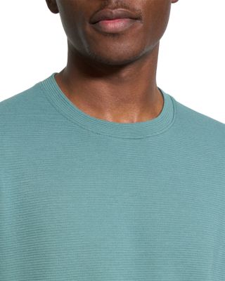 Delroy in Studio T Jacquard Relaxed Fit Long Sleeve Tee