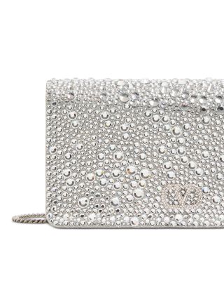 VLogo Embellished Signature Mini Shoulder Bag