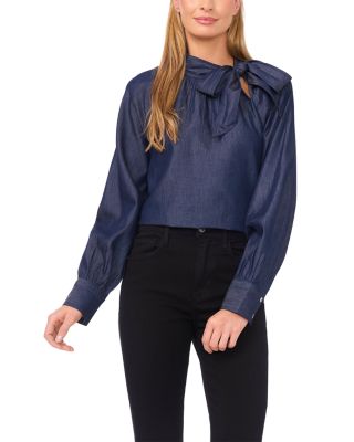 Raglan Sleeve Big Bow Shirt