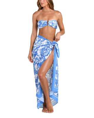 Maribel Baroque Pareo Swim Cover-Up 