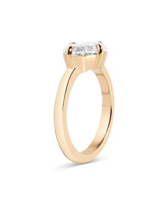 Certified Lab Grown Diamond East West Step Cut Marquis Ring in 14K Yellow Gold, 2.15 tcw
