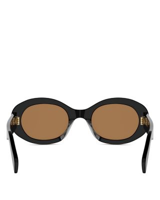 Triomphe Oval Sunglasses, 52mm
