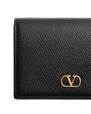 VLogo Signature Grainy Leather Wallet