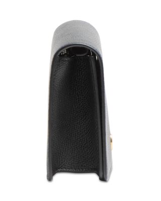 VLogo Signature Black Leather Mini Bag