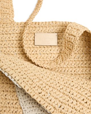 Viva Superstar Large Raffia Shopping Tote
