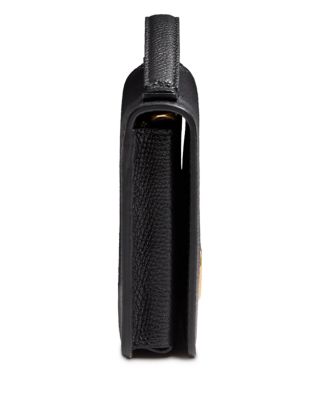 VLogo Signature Grainy Leather Wallet On A Chain 