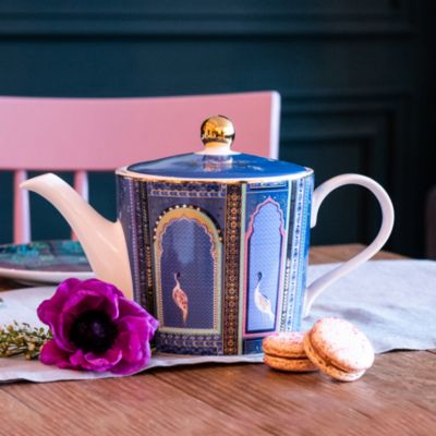 Sara Miller India Lattice Windows Teapot