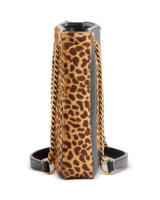 Viva Superstar Small Leopard Print Calf Hair Tote