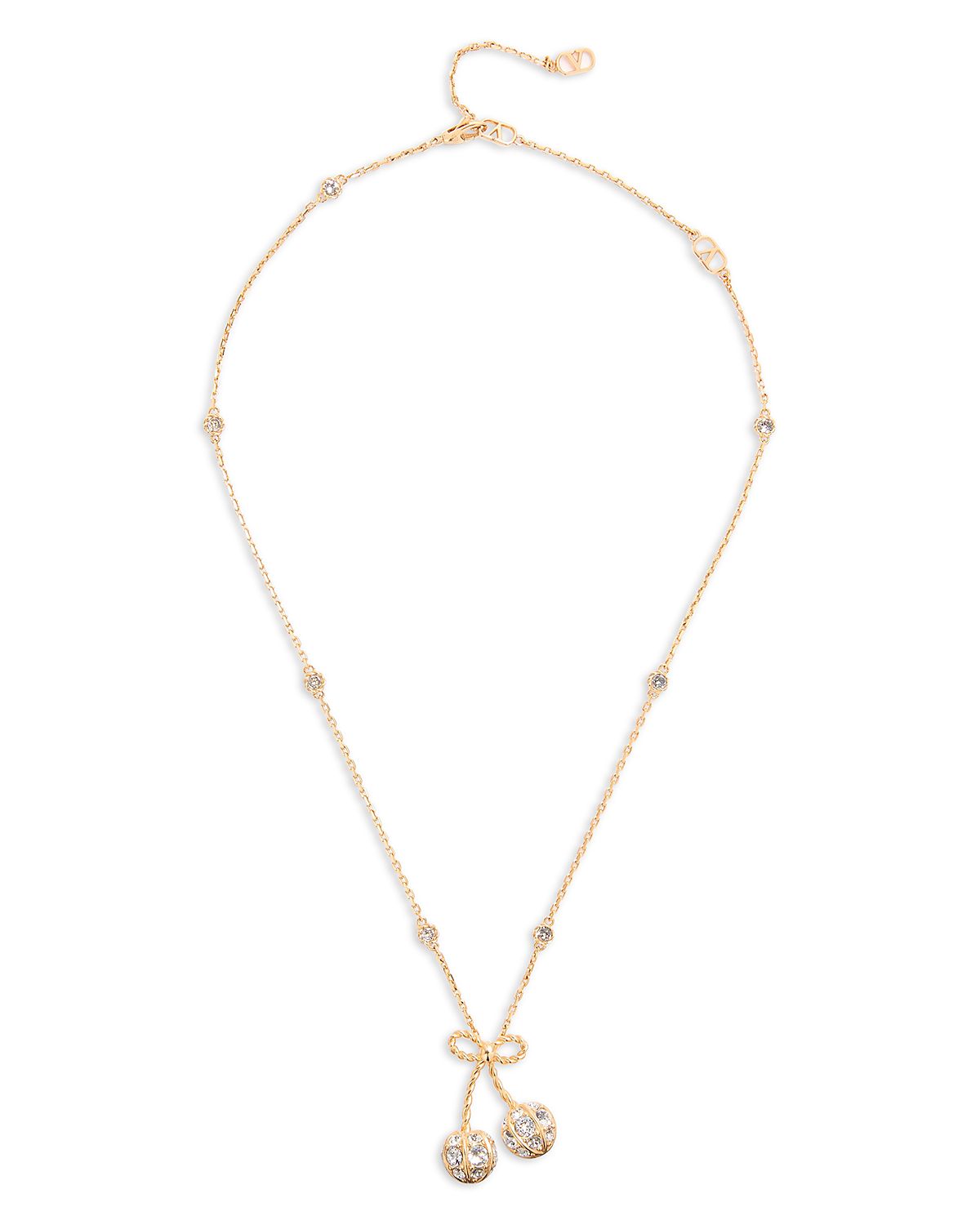 Valentino Garavani Cherryfic Swarovski Crystal Necklace