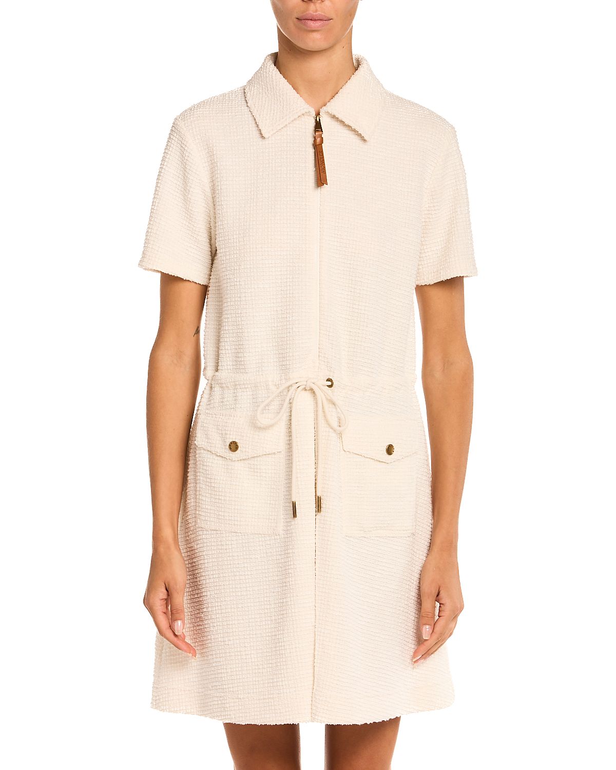 Moncler Textured Mini Dress
