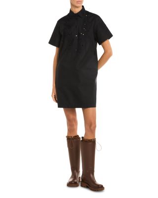 Eyelet Mini Dress
