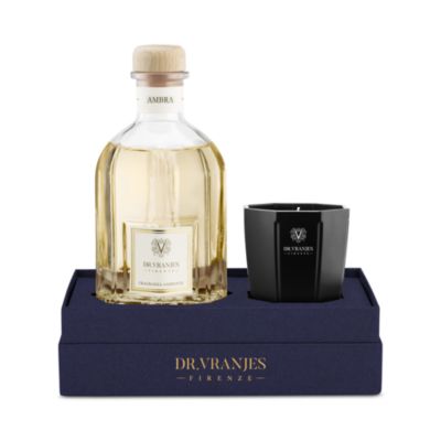 Holiday Gift Box 250ml Ambra Diffuser with Candle