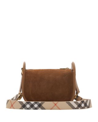 B Clip Mini Suede Messenger Bag