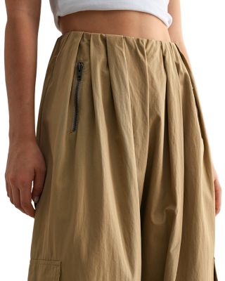 Front Zip Flap Patch Pocket Pants