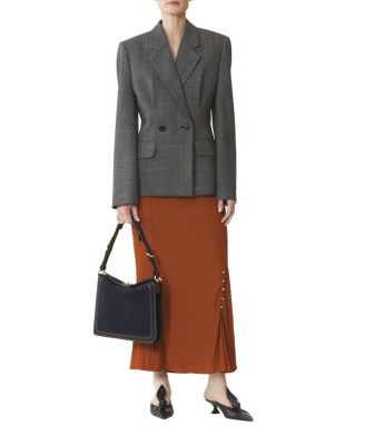 Compagnon Asymmetrical Bag In Suede