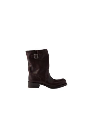 Women's Leather Mid-Calf Boots