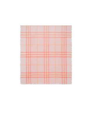  Wide Check Wool Scarf