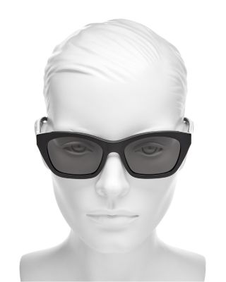 Forever Fendi Rectangular Sunglasses, 54mm