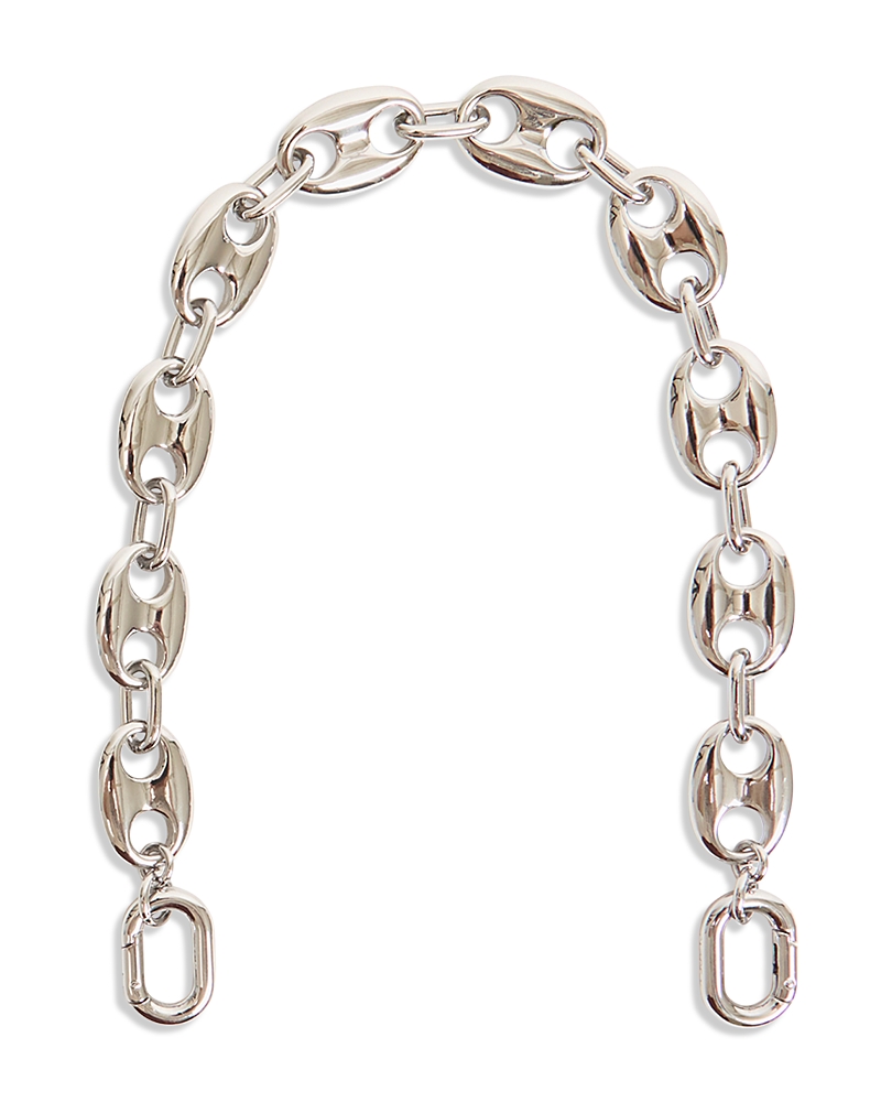 Clare V Shortie Interchangeable Chain Strap In Silver